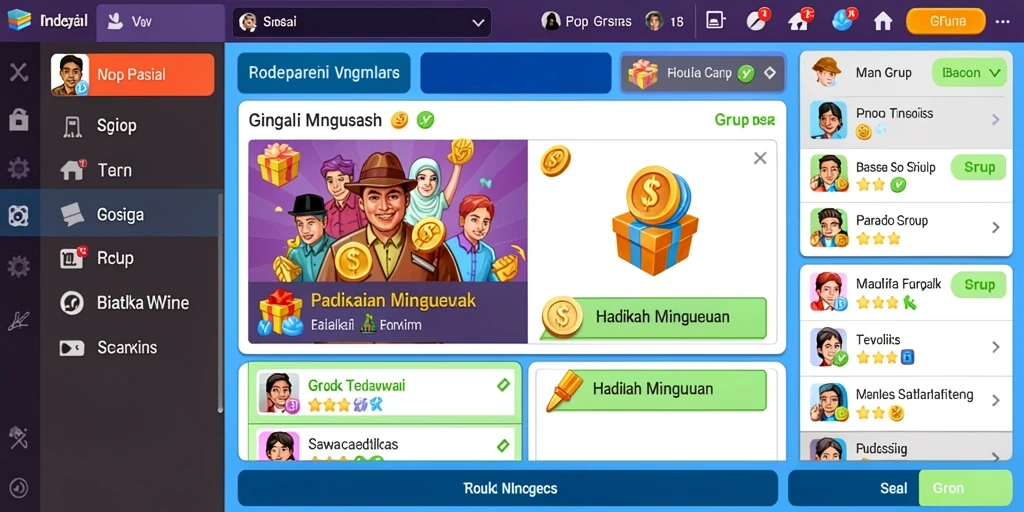 Tampilan antarmuka yang intuitif dan ramah pengguna.