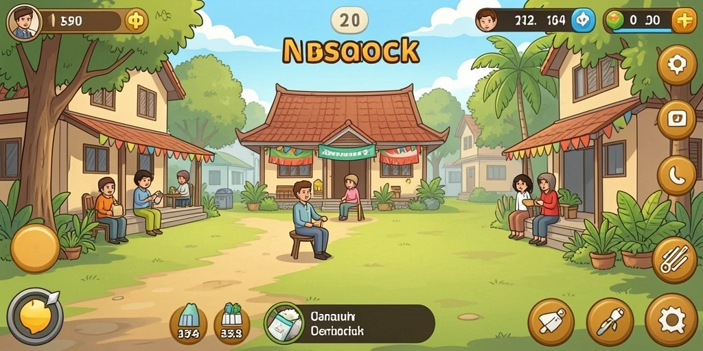 Tampilan utama game ADAM77 yang memukau.
