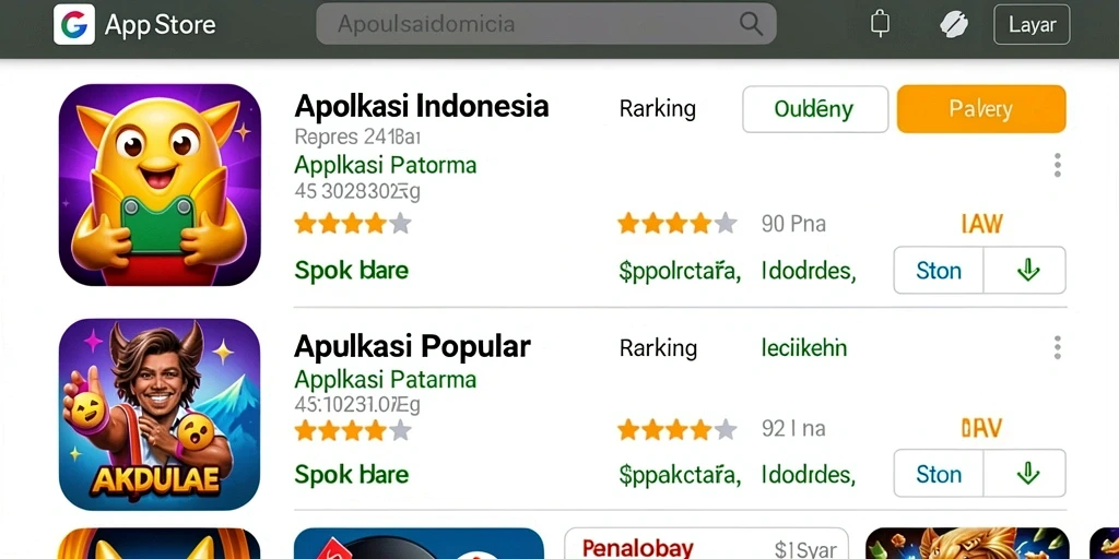 Tampilan antarmuka yang user-friendly dan menarik.
