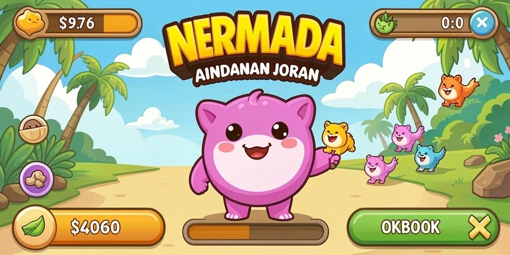 Tampilan antarmuka utama yang menarik dan user-friendly.
