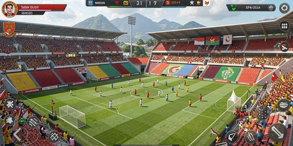 Tampilan awal yang mengesankan dan penuh warna.