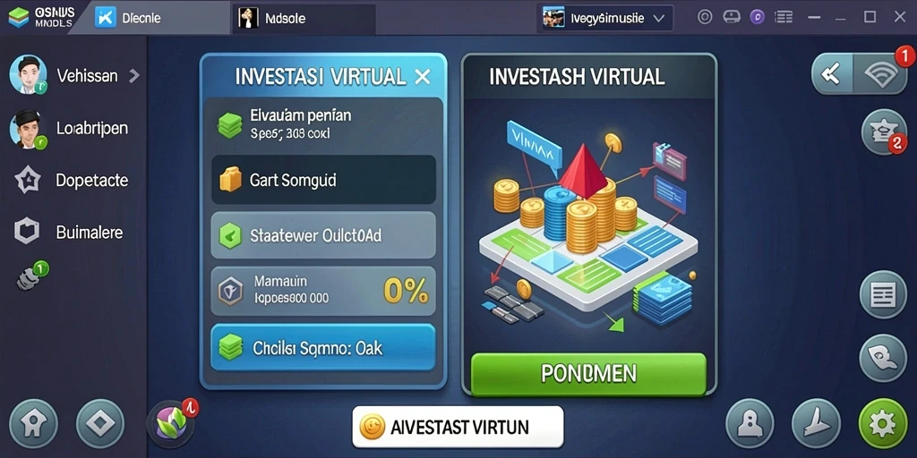 Tampilan antarmuka permainan yang intuitif dan menarik.