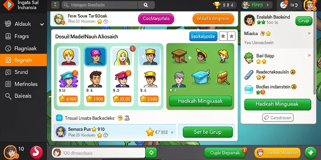 Tampilan antarmuka yang memukau dan user-friendly.