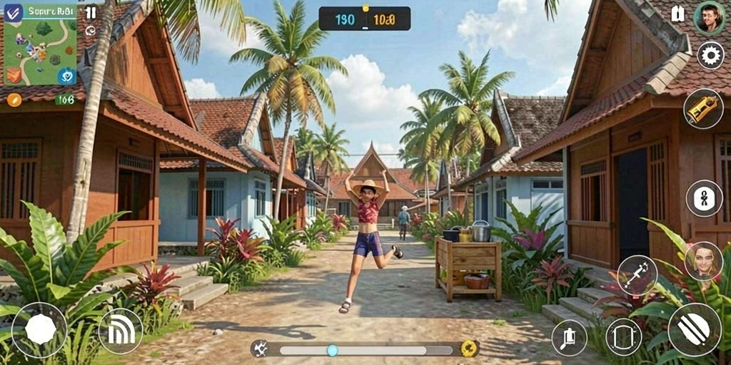Screenshot dari tampilan awal game JEJUSLOT.