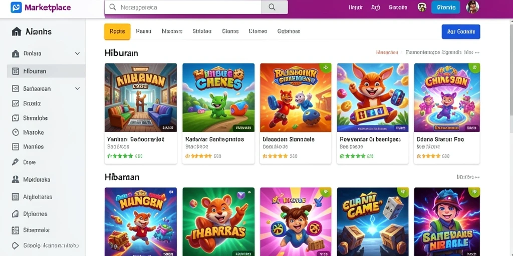 Tampilan antarmuka yang user-friendly dan menarik.
