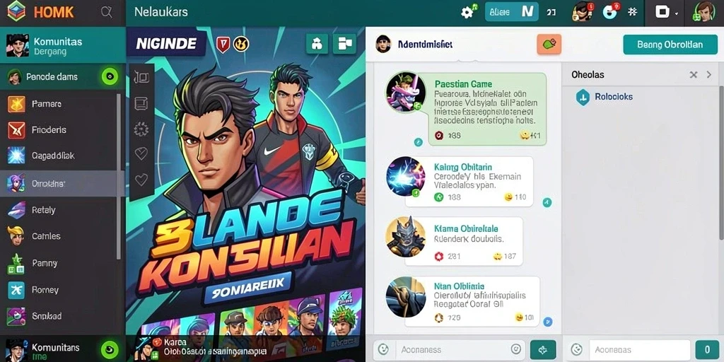 Tampilan awal aplikasi yang menarik perhatian.