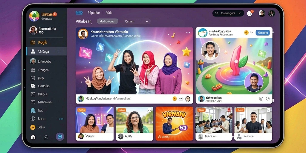 Tampilan grafis yang memukau dari LUCKYRP.