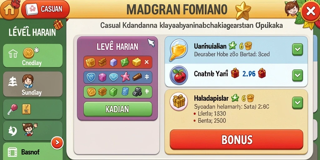 Tangkapan layar menunjukkan antarmuka gameplay yang menarik.