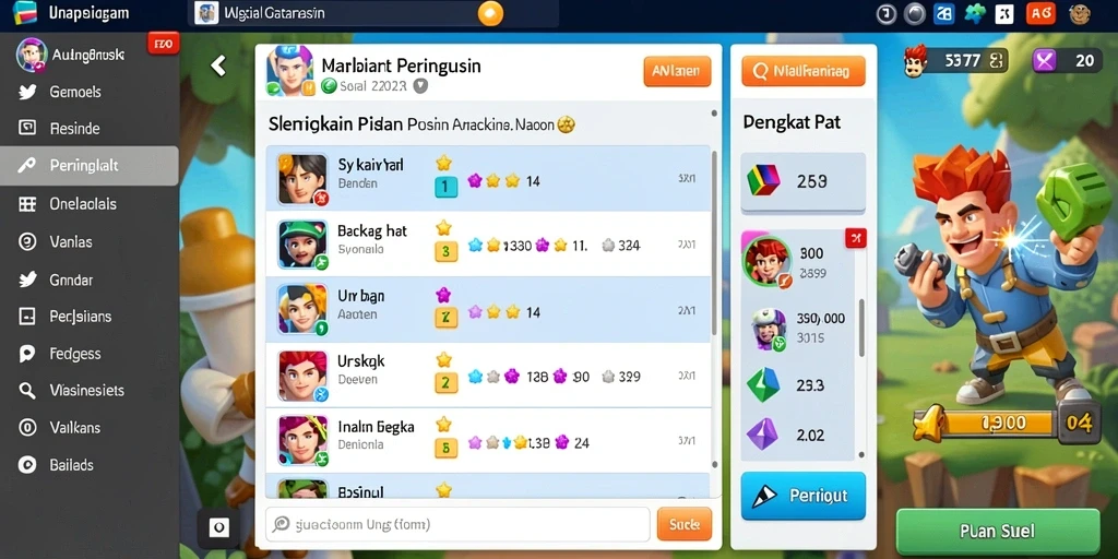 Screenshot tampilan permainan slot yang menarik.