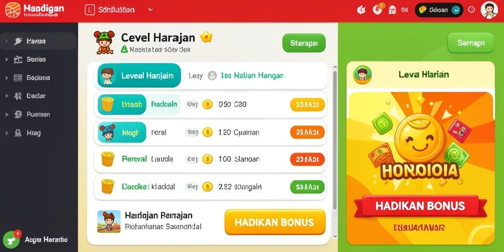 Tampilan menarik dari menu utama PLAYWIN.