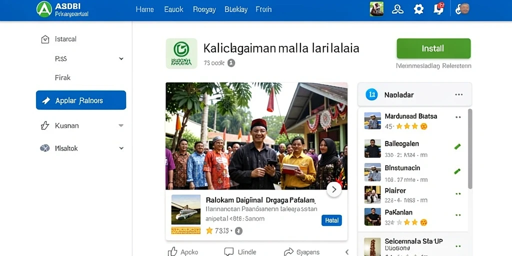 Tampilan awal permainan yang mengesankan dan intuitif.
