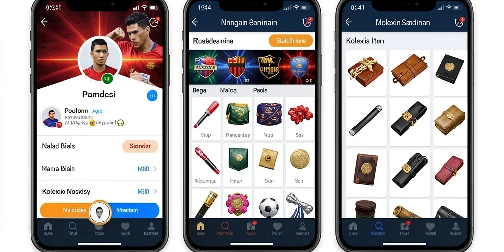 Screenshot menunjukkan tampilan karakter menarik.