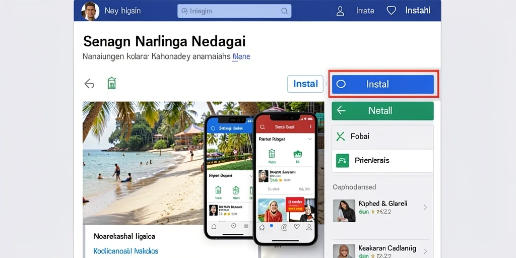 Screenshot menampilkan antarmuka permainan yang menarik.